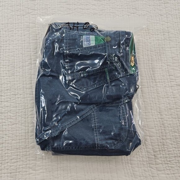 Liberty Bib Overalls Men's XXL 46x30 Rugged 100% Cotton Denim Carpenter EUC - Picture 13 of 13